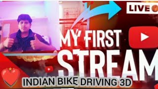 PLAYING Indian bike Driving 3d game in live ⏺️⚡❤️