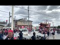 令和四年度　長滝・安松地区だんじり祭地蔵前