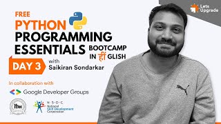 Day 3 | Decision Making | Free Python Programming Essentials Bootcamp in HINGLISH (5 Days)