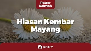 Walimatul Ursy: Kembar Mayang sebagai Dekorasi Resepsi Pernikahan - Poster Dakwah Yufid TV