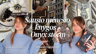 Karikartel knygų klubas: Sausio perskaitytos knygos ir mano nuomonė apie Onyx storm