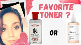 My Daily All Day FAVORITE Facial Toner, THE ORDINARY GLYCOLIC OR THAYERS WITCH HAZEL ??!