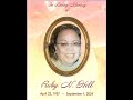 Celebrating the Life of Ms. Ruby Hill