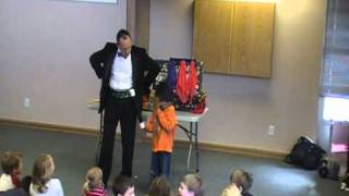 Vancouver Joseph the Magician Performs At Ladner Library