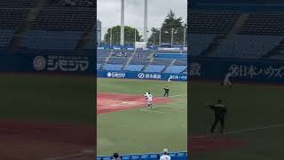 亜細亜大学　藤江亮太　ライト線を破るタイムリー2ベースヒット　享栄高校出身　R4.4.26