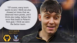 We're Disappointed, But Proud' - Strand Larsen's Brutally Honest Verdict on Wolves' Draw Vs Palace