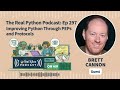 Improving Python Through PEPs and Protocols | Real Python Podcast #297