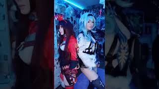 I have a good idea for a TikTok~@babyroods [eula and amber cosplay] | nozzomi_cosplay