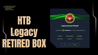 HTB Legacy Retired Box