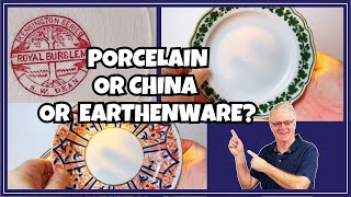 How to Identify Antique Porcelain \u0026 Bone China \u0026 Earthenware (6 Tips)