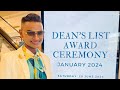 JANUARY 2024: ⭐✨💛 DEAN'S LIST AWARD @UNITAROfficial (29/06/2024) 💛✨⭐