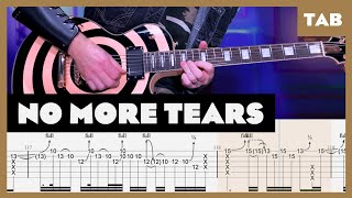 No More Tears Ozzy Osbourne Zakk Wylde - Guitar Tab | Lesson | Cover | Tutorial