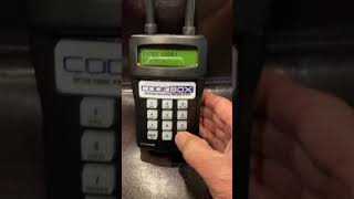 How to open a Codebox