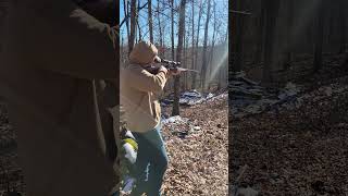 Remington 700 shooting the 7mm Rim mag #shorts #rifle #gun