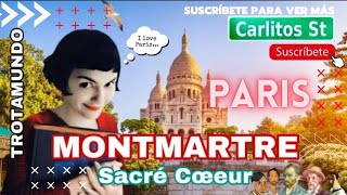 PARIS MONTMARTRE - SACRÉ COEUR  La plaza de los pintores 🇫🇷@MontMarteArt  @MoulinRougeMusical