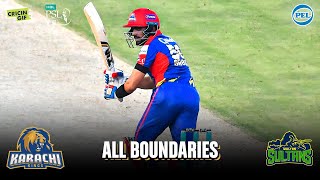 Qualifier: Karachi Kings vs Multan Sultans - PEL All Boundaries