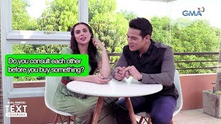 EXCLUSIVE: Max Collins and Pancho Magno answer random text messages