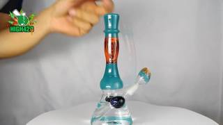 High420 Online Headshop Oil Rig Glass Oil Rig Bong Glass Rigs Colorful Water Pipe