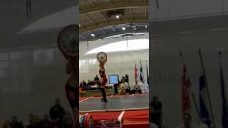 Terhi L 70kg Snatch Finnish Championships Feb   2017