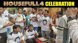 Akshay Kumar's CRAZY FANS Cuts Cake Outside Theater On HouseFull 4 Releases
