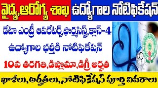 Ap NHM notification 2024 latest | Ap govt hospital jobs latest | Ap jobs latest notification 2024