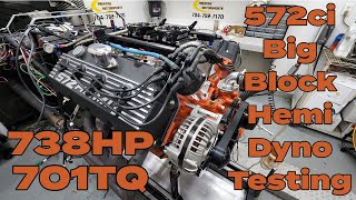 738HP 572ci Big Block Hemi Dyno Testing at Prestige Motorsports for Al's '69 Dodge Dart