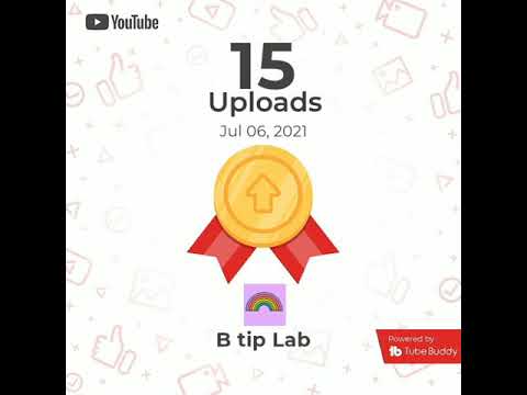 YouTube milestone: 15 videos uploaded