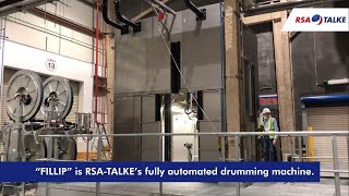 RSA-TALKE | Our automated chemical repacking and drumming system