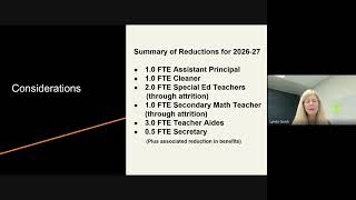 Frewsburg CSD - Budget Presentation 2026-2027
