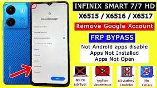 Infinix_Smart_7_HD_FRP_Bypass_Android_12_Without_PC 100%Done Nigute Wakuramo Password muri Infinix7