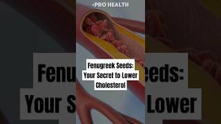 Lower Cholesterol Naturally with Fenugreek Seeds! #shorts  #food