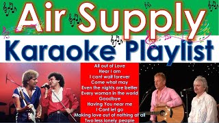 Air Supply Karaoke Videoke Song Playlist with Lyrics