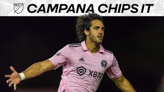 Magisterial! Leonardo Campana chips Miami into a first-minute lead!