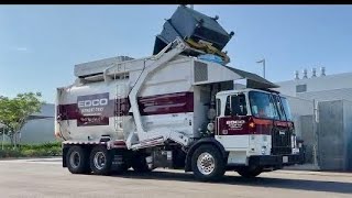 EDCO's Amrep Front Loader Garbage Truck