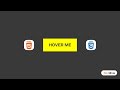 Creative HTML CSS Button Hover Animation Effects. HTML, CSS Only