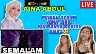 AINA ABDUL - SEMALAM (AJL35 PERFORMANCE) | REACTION