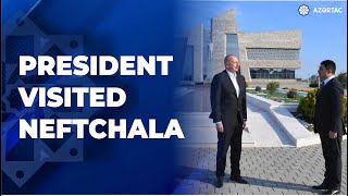 President Ilham Aliyev visited Neftchala