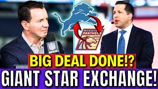 LIONS CONFIRM TRADE WITH RIVAL! NOBODY EXPECTED THIS! SURPRISED NFL! DETROIT LIONS NEWS