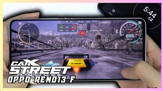 Oppo Reno13 F 5G CarX Street Gaming test | Snapdragon 6 Gen 1, 120Hz Display