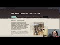 Mr. Velez Virtual Classroom Live Stream test