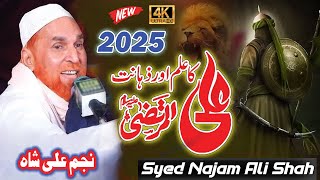 Najam Shah New Bayan || Elm e Ali as - Hazrat Ali Ka Ilm || 13 Rajab || Najam Shah New Bayan 2025