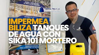 Impermeabiliza Tanques de Agua Potable con SIKA 101 MORTERO 🔺- Proyectos y Construcciones Tierra Mía