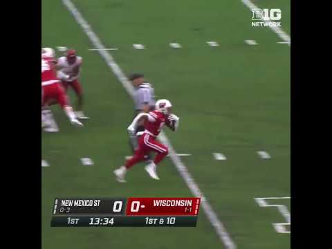 Wisconsin RB Braelon Allen 1st Qtr TD Vs New Mexico St. | Big Ten ...