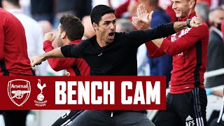 BENCH CAM | North London derby delight! | Arsenal vs Tottenham Hotspur (3-1) | Premier League