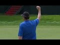 J.J. Henry holes an amazing birdie bomb on No. 18 at The Greenbrier