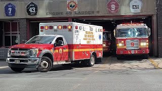 PFD Engine 43, Ladder 9 Medic 7 Responding