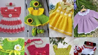 💯🥰AMAZING😍Latest Crochet Baby Dress Designs😍|#crochet #dress