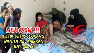 🔴 VIRAL !! DETIK DETIK WANITA INI MELAHIRKAN BAYI ULAR DARI RAHIM'NYA