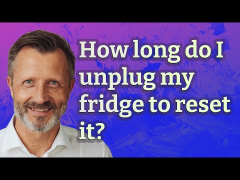 Should I unplug my fridge if it’s not working?