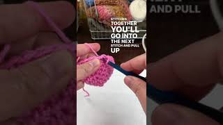 Learn how to decrease in single crochet!